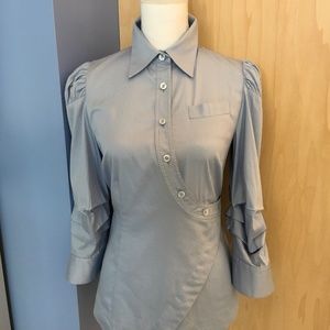 Mariagrazia Panizzi Blue Blouse - Size 42 (Us S)